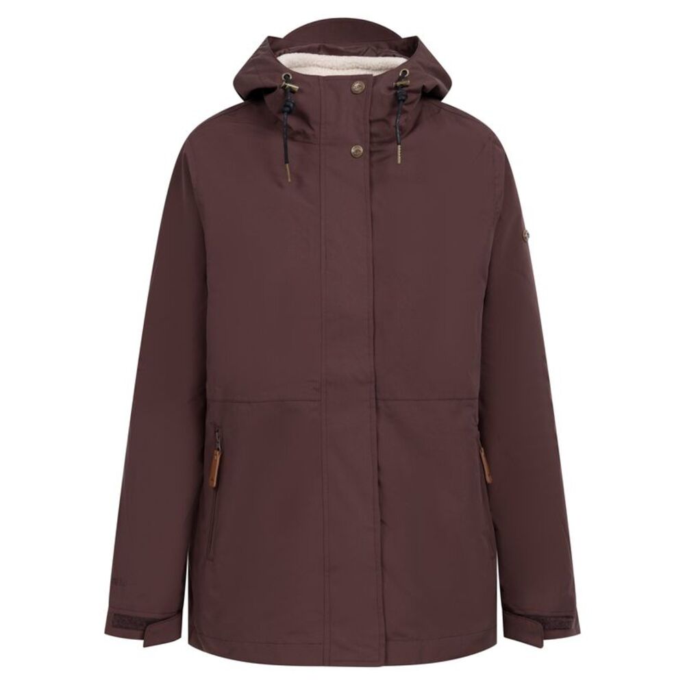 Trespass Womens/Ladies Kamila 3 in 1 Waterproof Jacket / Mocha